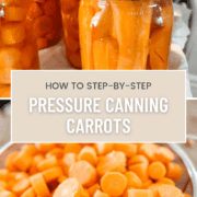 Pinterest Image how to can raw carrota