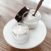 Feature image for homemade tallow balm whipped and solid